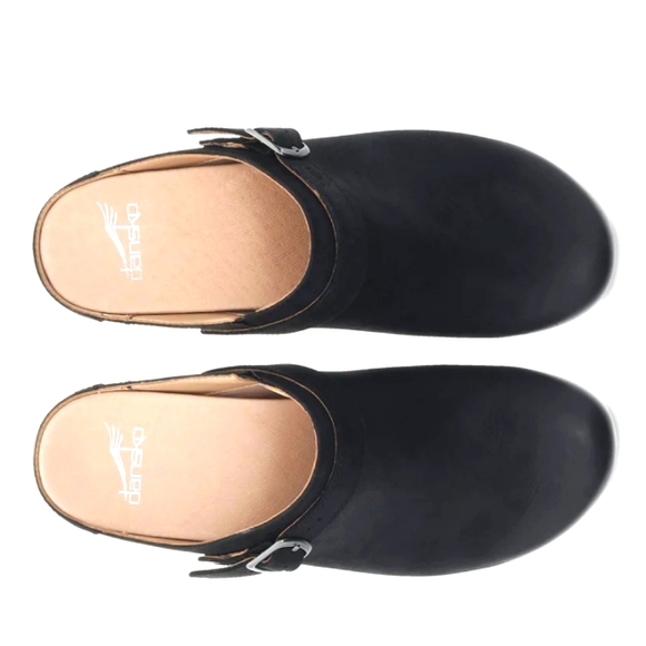 #7 Dansko woman's Berryl leather mule clog